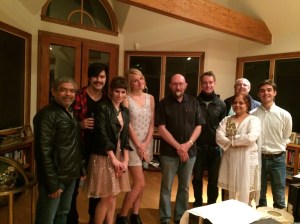 With Professor Kip Thorne,  (from left 5 th) Theoretical Astrophysicist, CALTECH, Pasadena, Scientific advisor & Executive producer Interstellar movie. at his house party