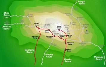 kili-routes-map
