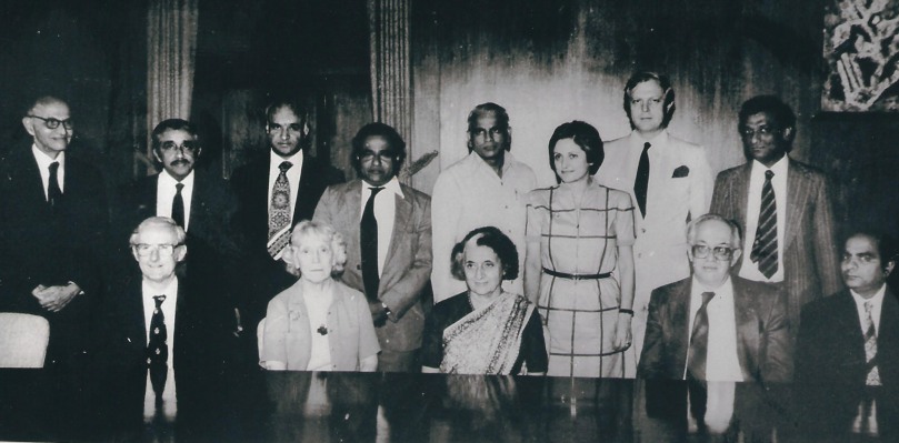 Dr and Indira Gandhi Photo